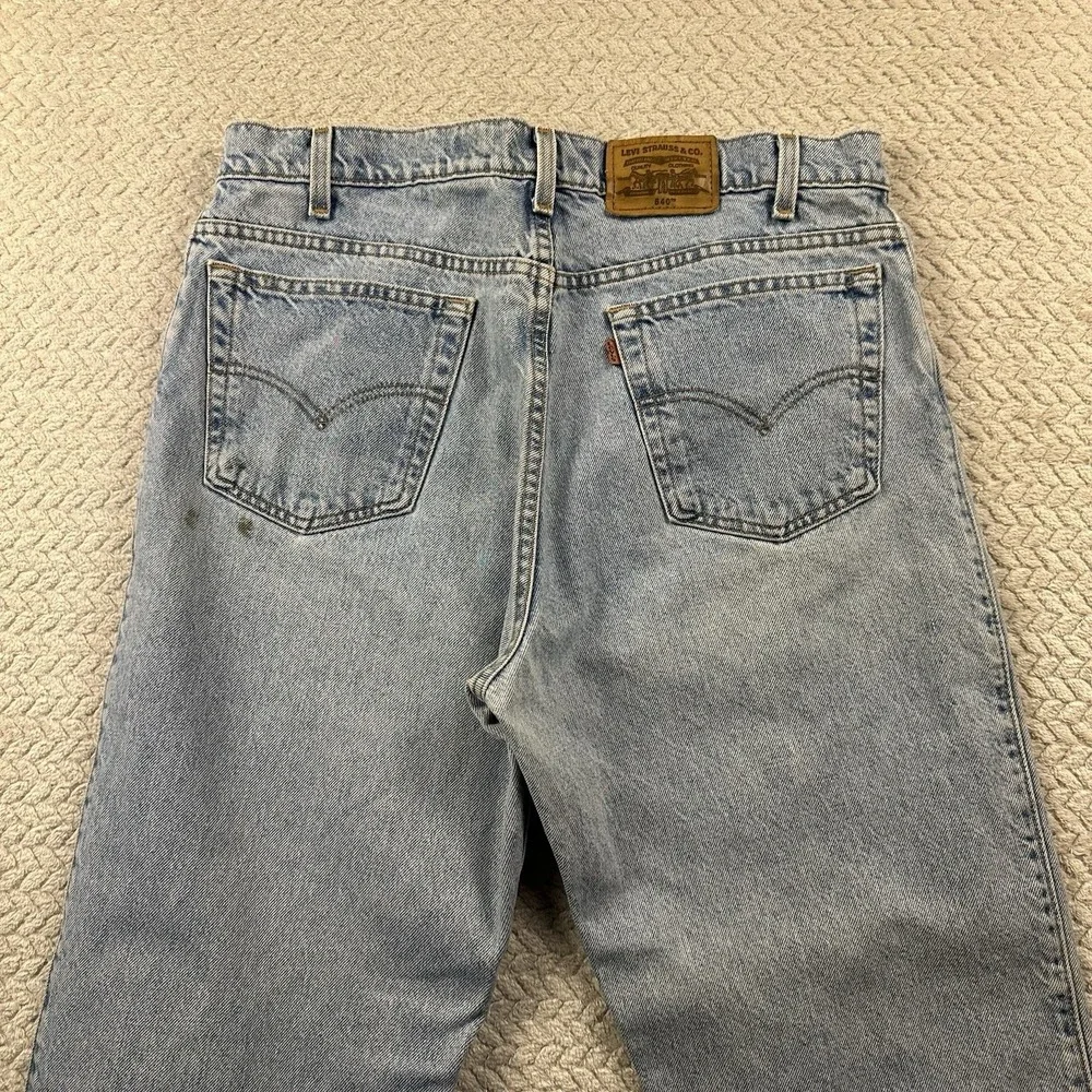 Vintage Levis Orange Tab Mens 36x31 Jeans 540 Light Wash Relaxed Fit 90's Grunge